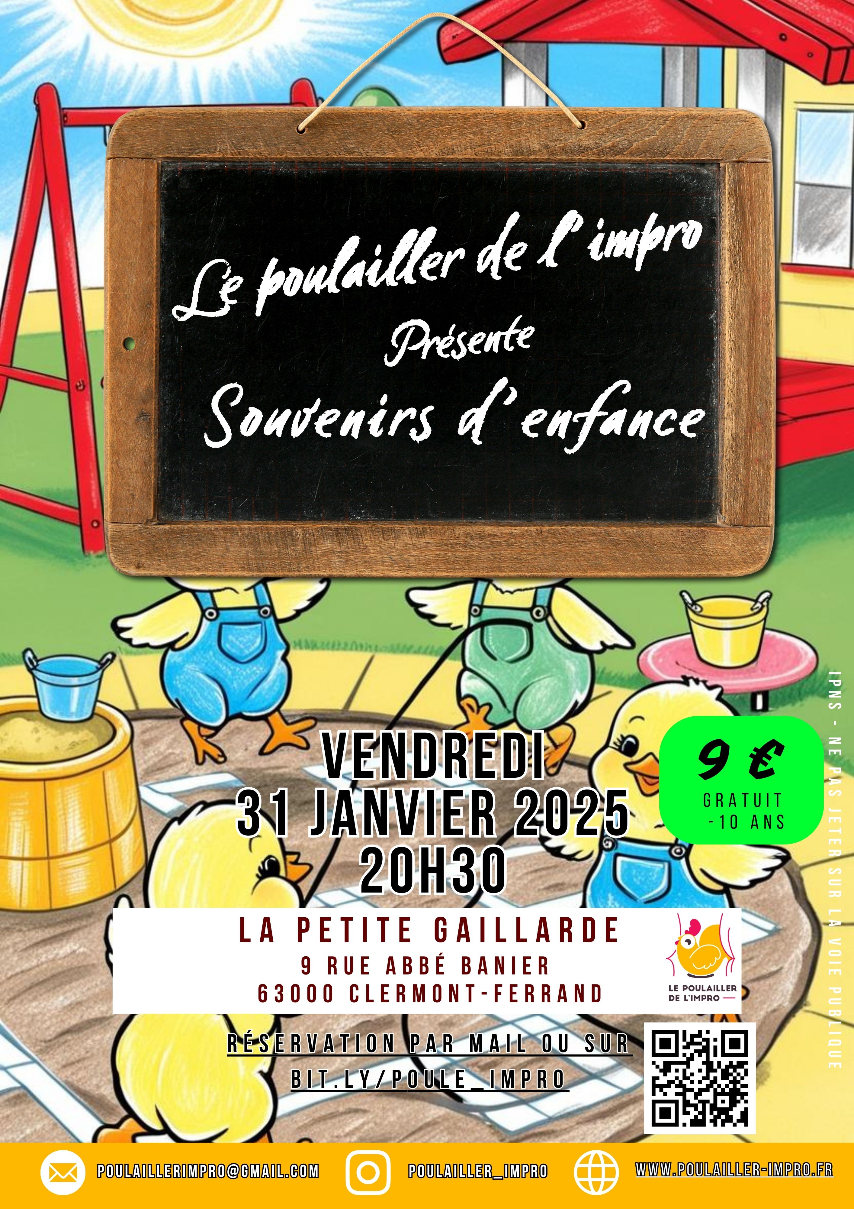 Affiche du spectacle 'Souvenirs d'enfance'