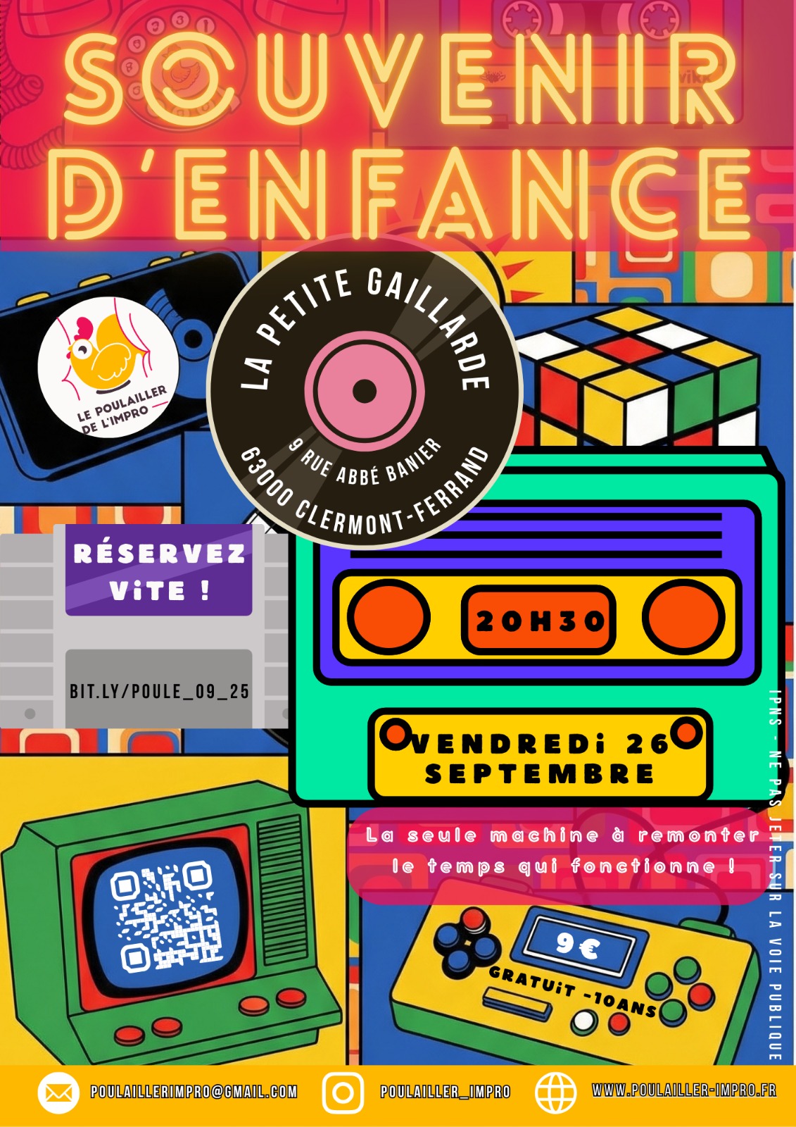 Affiche du spectacle 'Souvenirs d'enfance 2'