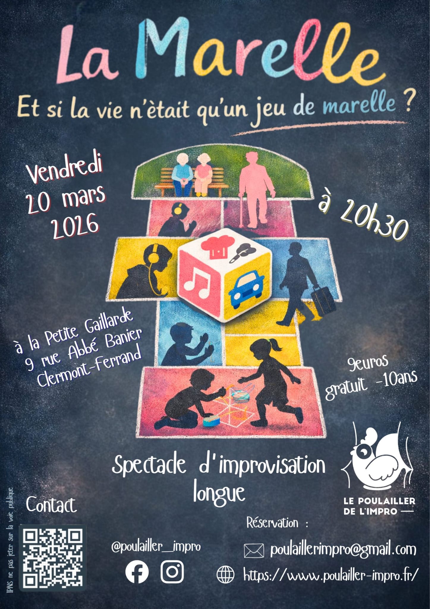 Affiche du spectacle 'La Marelle'