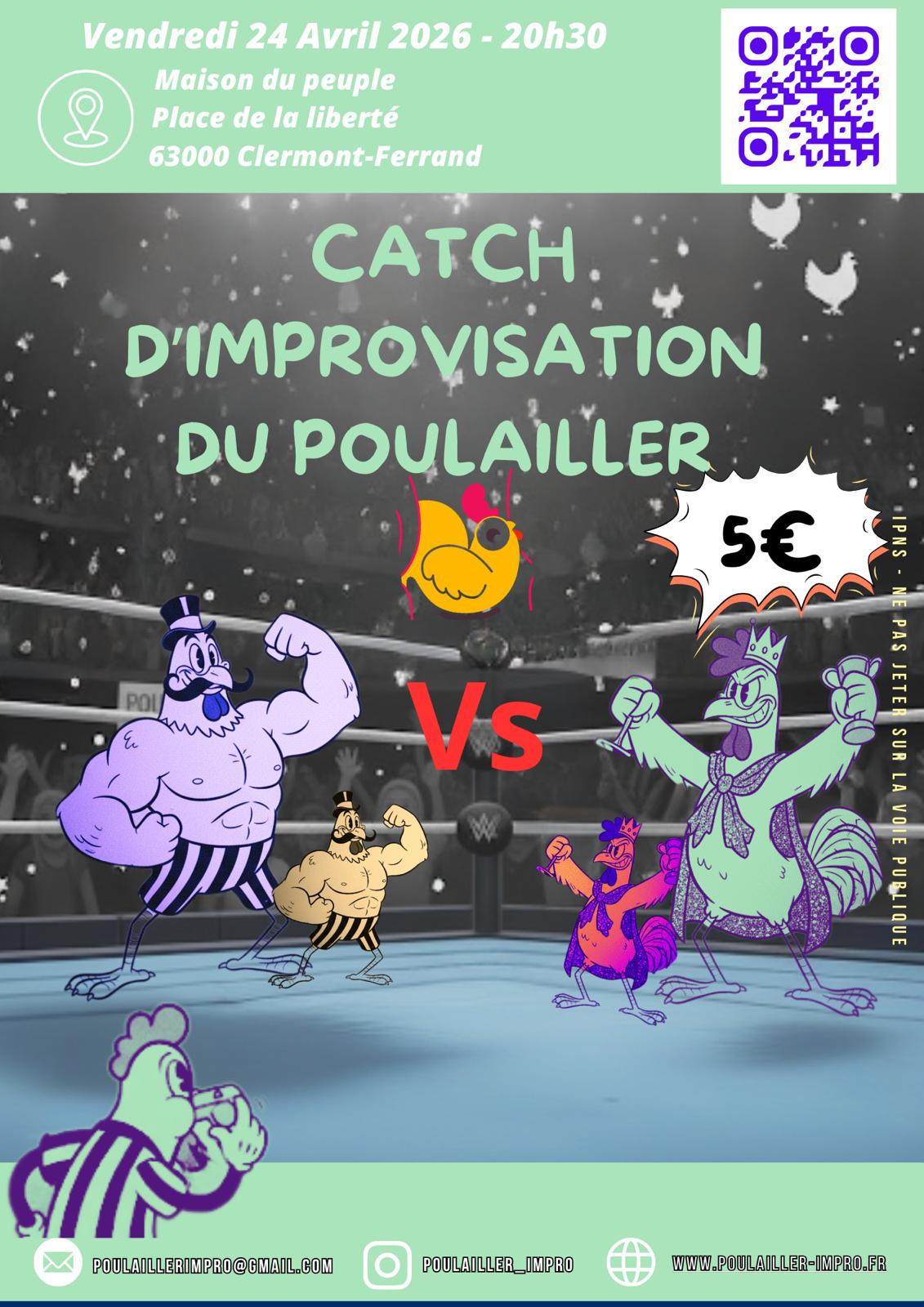 Affiche du spectacle 'Catch'