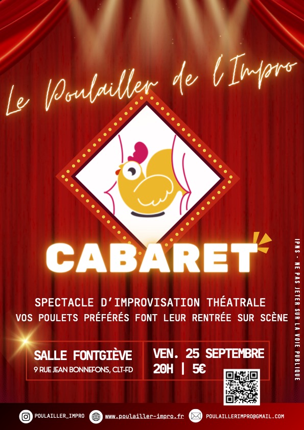 Affiche du spectacle 'Cabaret'